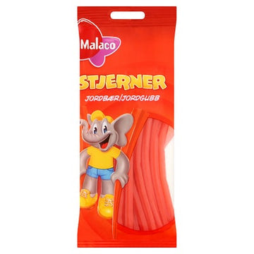 Malaco Strawberry Stjerner