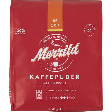 Merrild Medium Roasted Coffee Pads