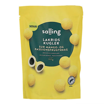 Salling Liquorice Balls Sour Mango Passion Fruit