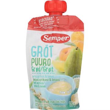 Semper Porridge Pear Apricot Smoothie