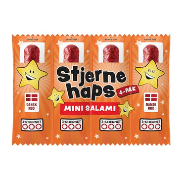 3 Stjernet Stjernehaps Mini Salami 4-pack