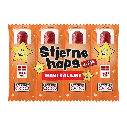 3 Stjernet Stjernehaps Mini Salami 4-pack