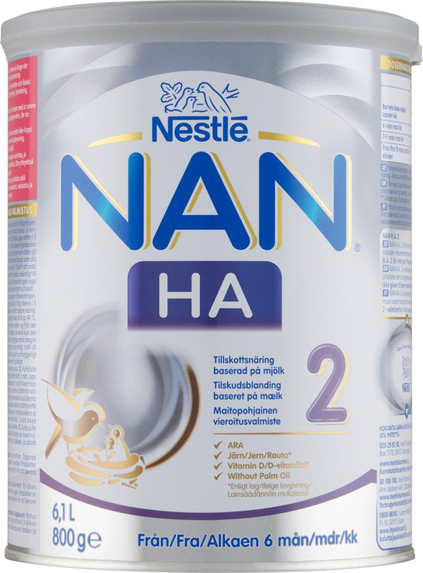 Nestlé NAN HA 2 Modermælkserstatning 6+ Måneder