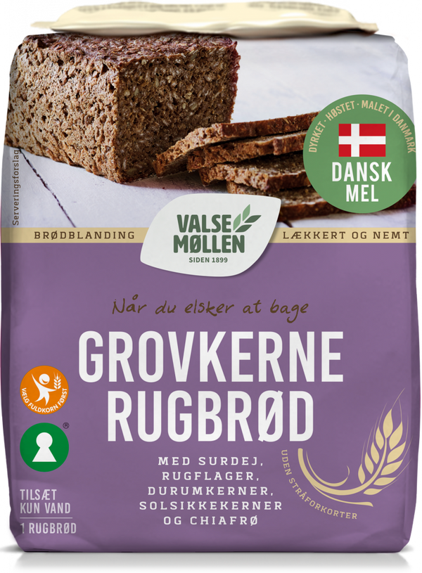 Valsemøllen Coarse Kernel Rye Bread Mix