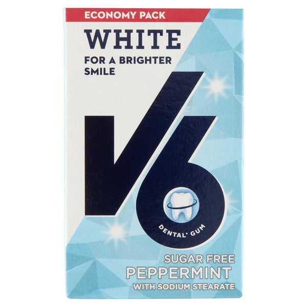V6 Tyggegummi White Peppermint