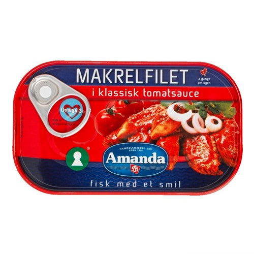 Amanda Mackerel in Classic Tomato Sauce