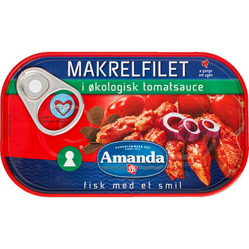 Amanda Mackerel in Organic Tomato Sauce