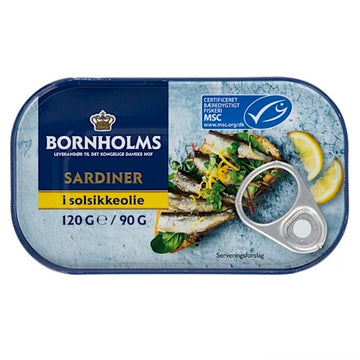 Bornholms Sardines in Sunflower Oil