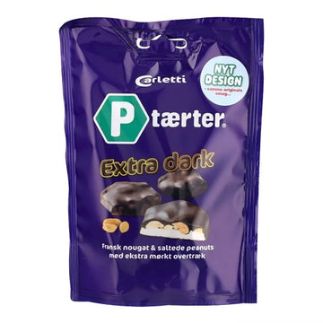Carletti P-tærter Extra Dark 0,06 kg.