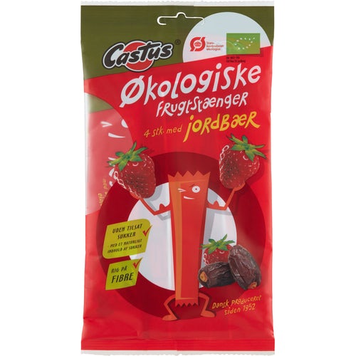 Castus Fruit Sticks Strawberry Organic