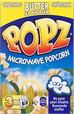 Popz Popcorn Med Smør Smag