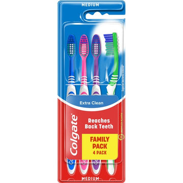 Colgate Toothbrush 4-pack Medium