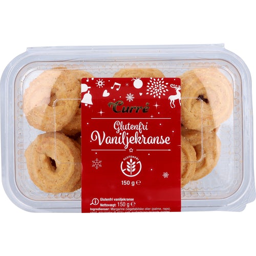 Curré Glutenfri Vaniljekranse