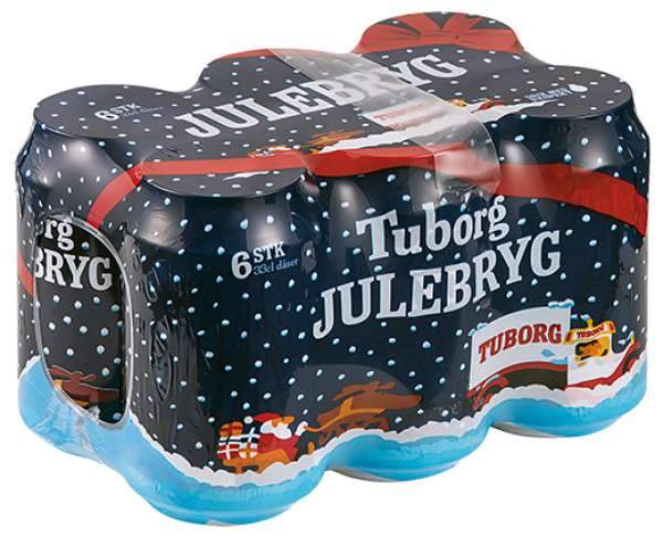 Tuborg Julebryg 6-pack (Release date Nov. 6 - Pre-order 5th of Nov.)
