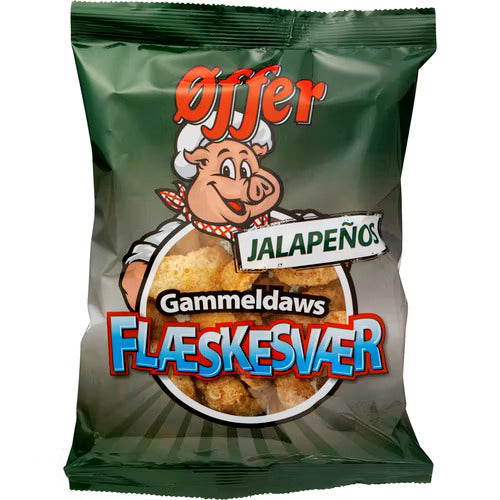 Øffer Gammeldaws Pork Crackling Jalapenos