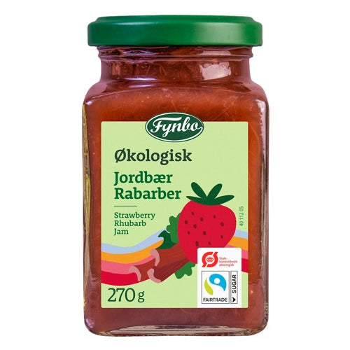 Fynbo Organic Strawberry Rhubarb Jam
