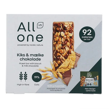 Karen Volf Muesli Bar Milk Chocolate 4-pack