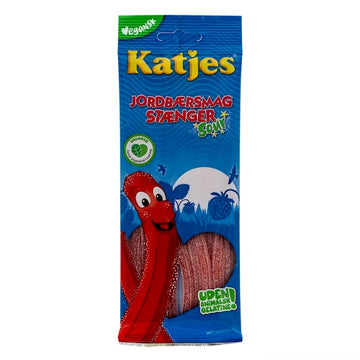 Katjes Sour Strawberry Sticks
