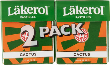 Läkerol Pastilles Cactus 2-pack