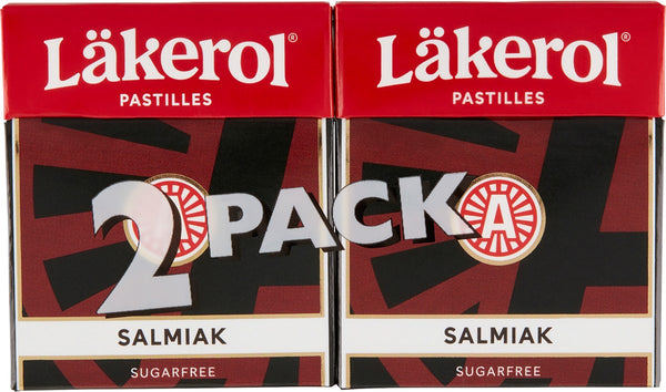 Läkerol Pastilles Salmiak 2-pack
