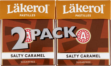 Läkerol Pastilles Salty Caramel 2-pack