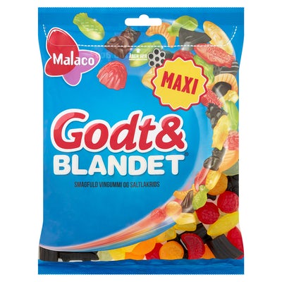 Malaco Godt & Blandet 0,34 kg