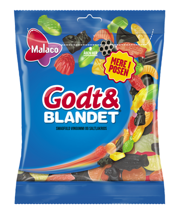 Malaco Godt & Blandet 0,12 kg