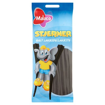 Malaco Salt Liquorice Stjerner