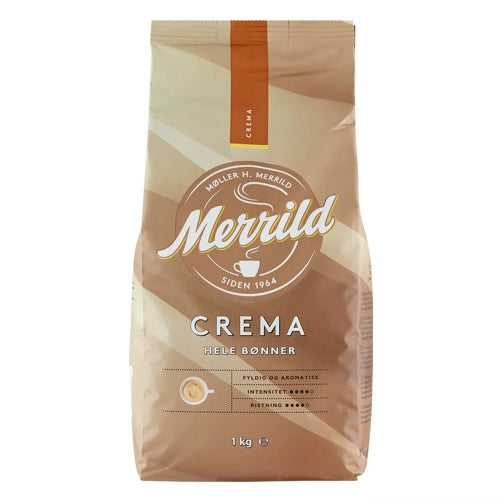 Merrild Crema Whole Beans 1 kg.
