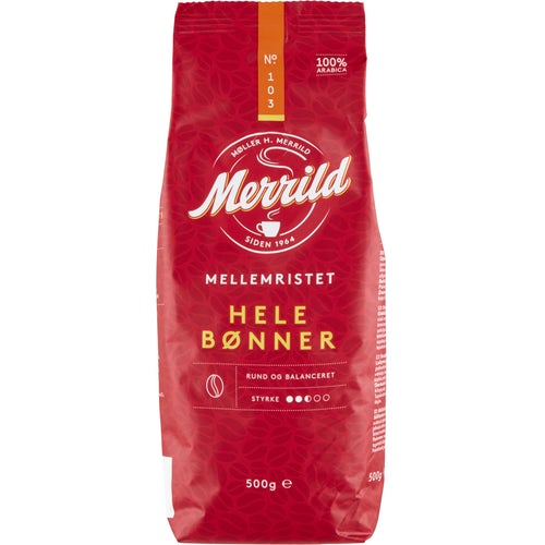 Merrild Coffee Whole Beans