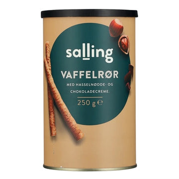 Salling Waffle Tubes Hazelnuts Cocoa Cream
