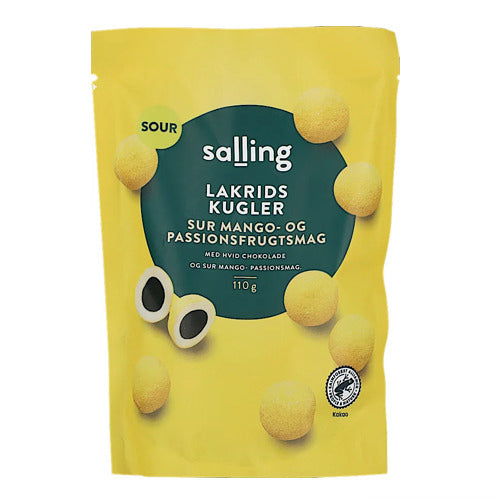 Salling Liquorice Balls Sour Mango Passion Fruit