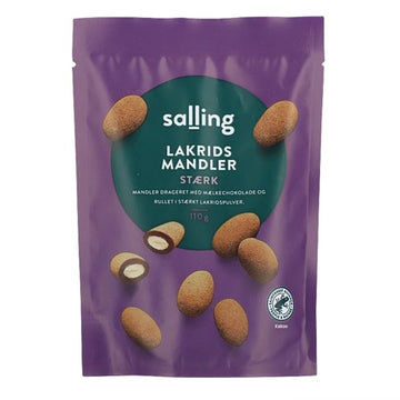 Salling Liquorice Almonds Strong