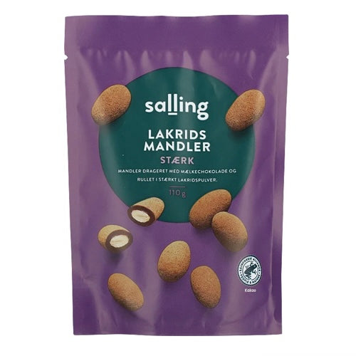 Salling Liquorice Almonds Strong
