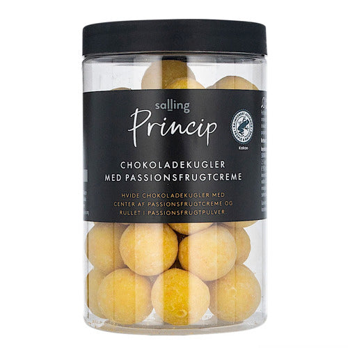 Salling Princip Chokoladekugler Passionfrugt