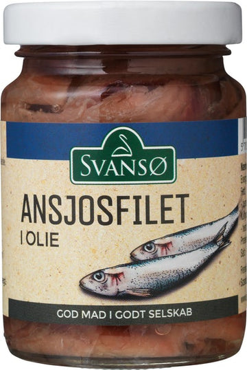 Svansø Anchovy Fillets in Oil