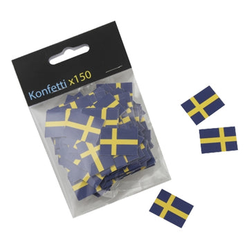 Swedish Flags Paper Confetti