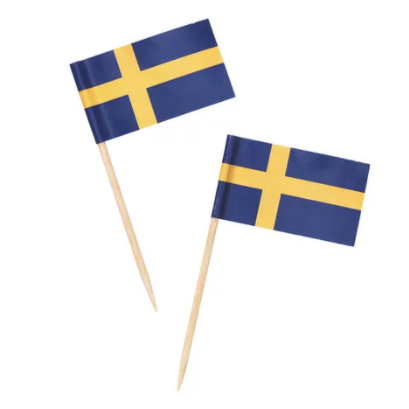 Swedish Cocktail Flags