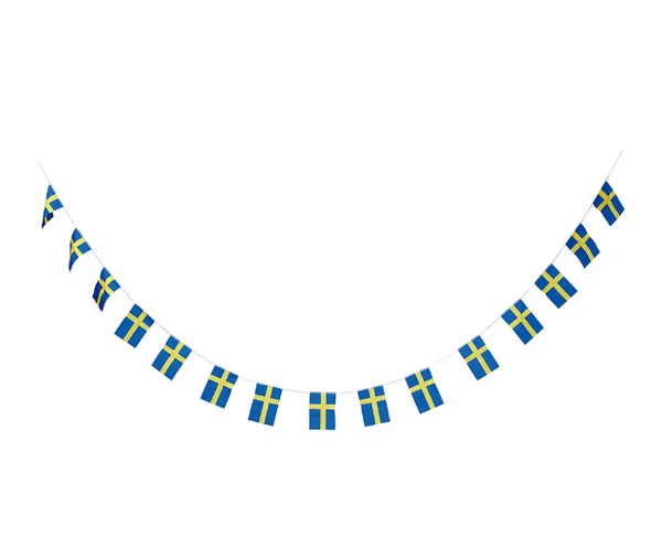 Swedish Flag Garland