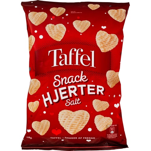 Taffel Snack Hjerter Salt