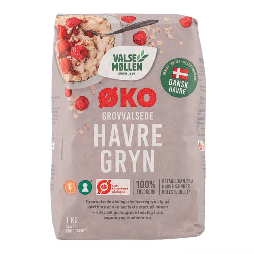 Valsemøllen Organic Coarse Oatmeal