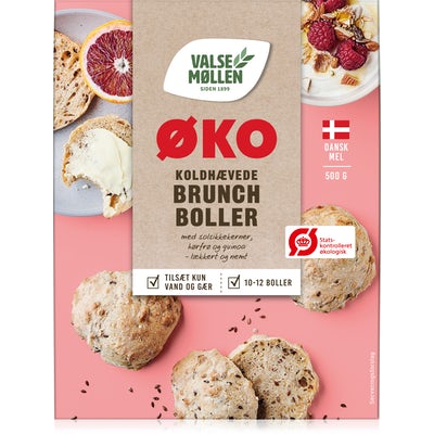 Valsemøllen Organic Cold Raised Brunch Buns Mix