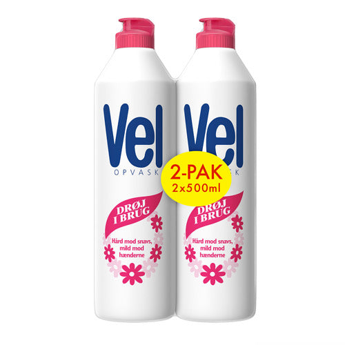 Vel Opvaskemiddel 2 x 0,5 L