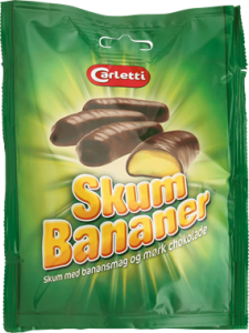 Carletti Skum Bananer 0,15 kg.