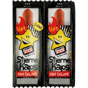3 Stjernet Stjernehaps Mini Salami Hot 2-pack