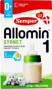 Semper Allomin 1 Acidified Milk Formula 0-6 Months