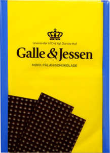 Galle & Jessen Mørk Pålægschokolade