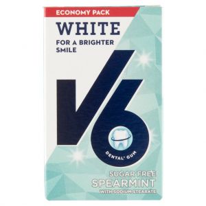 V6 Tyggegummi White Spearmint