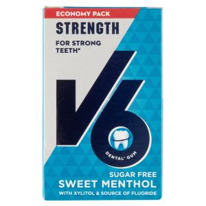 V6 Tyggegummi Strength Sweet Menthol