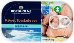 Bornholms Smoked Cod Liver in Own Oil